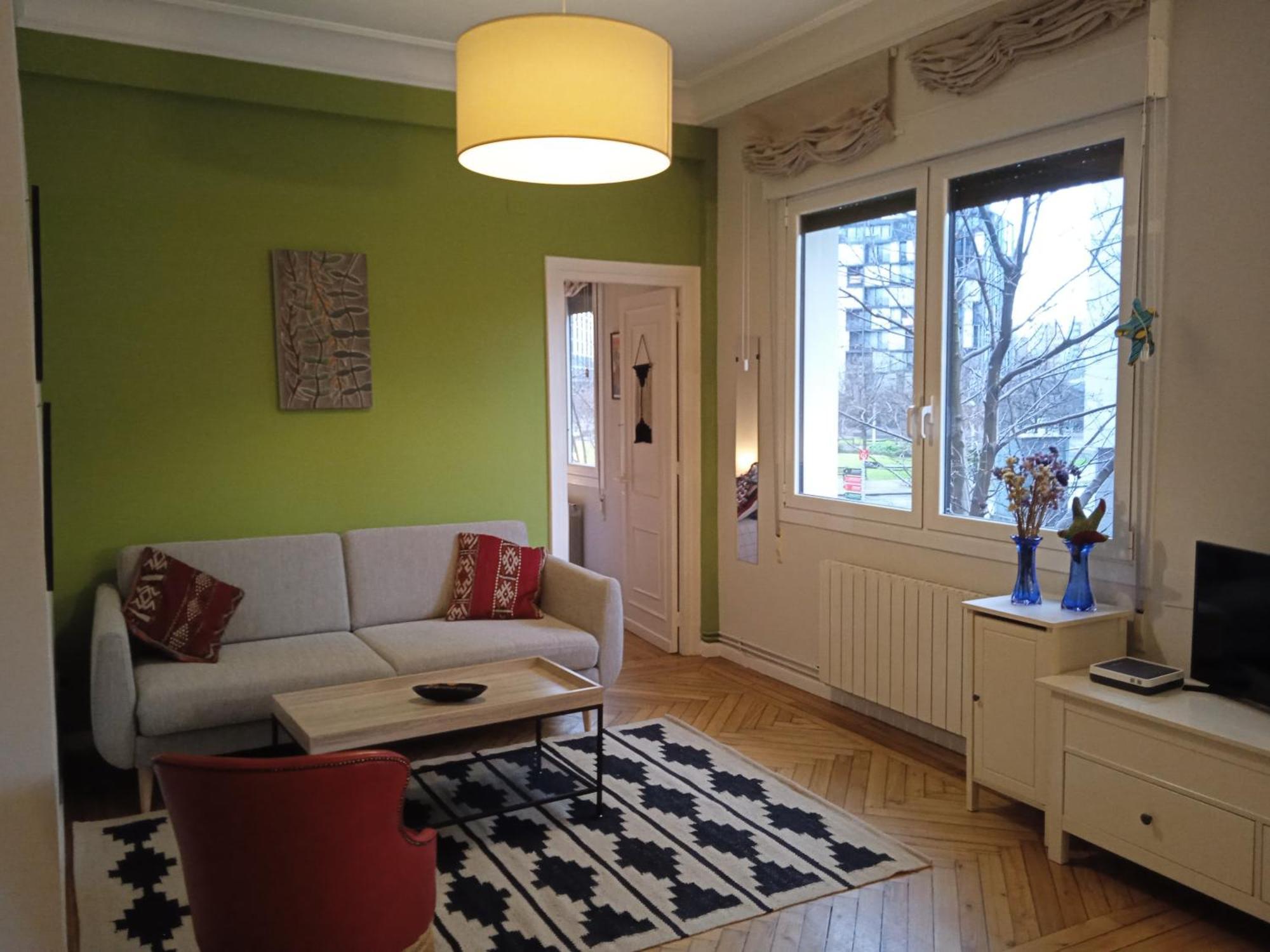 Apartamento Guggenheim Centrico Y Confortable Bilbao Zewnętrze zdjęcie